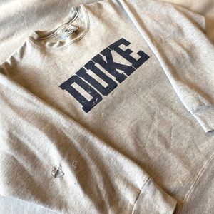 VINTAGE DISTRESSED DUKE CREWNECK